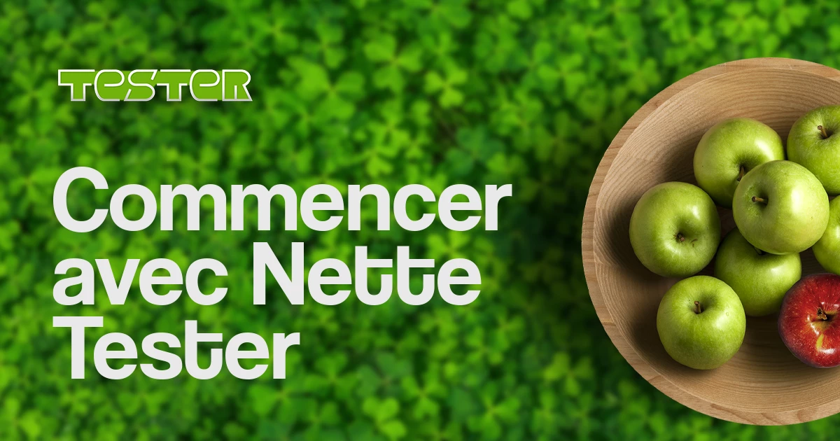 Commencer avec nette tester nette tester